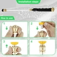 thumbnail image 5 of 2024 Upgraded Jet Nozzle High Pressure Hose Nozzle for Garden Hose, Jetnozzle High Pressure Washer Tools With 5 Different Nozzles and Quick Connectors for Car Pet Patio Window Washing, 5 of 11