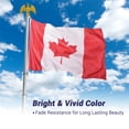 thumbnail image 3 of Yescom 4x6 Ft Canada Flag Polyester Vivid Color Fade Resistance Outdoor Club 10 Pack, 3 of 8