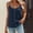Shirts-419Navy, variant on Gamivast Summer Tops for Women Textured V-Neck Sleeveless Tank Tops Button Down Casual Tops Loose Fit Crinkle Cami Daily Wear Vacation