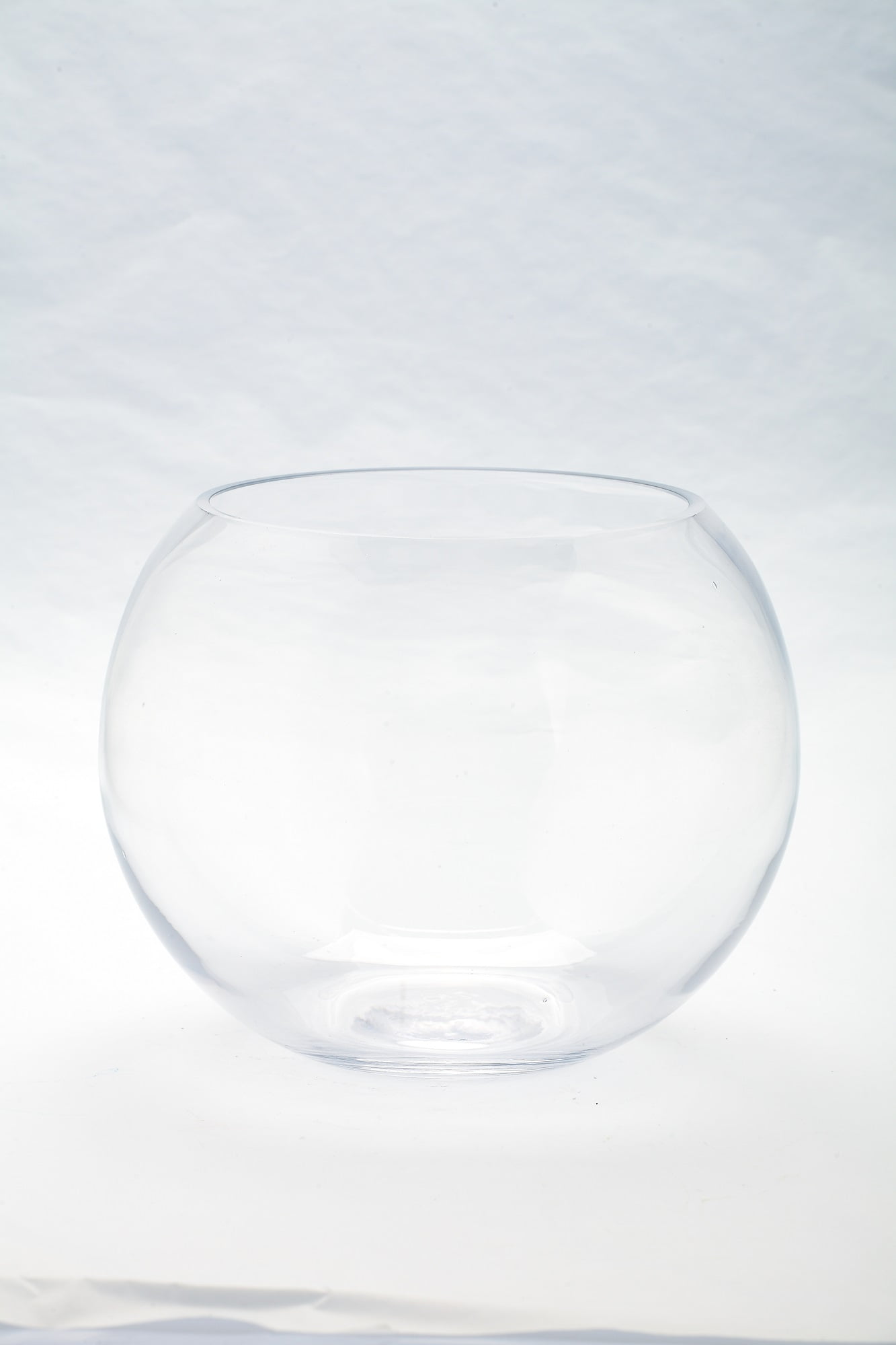 10" Clear Glass Bubble Bowl Floating Tealight Candle Holder