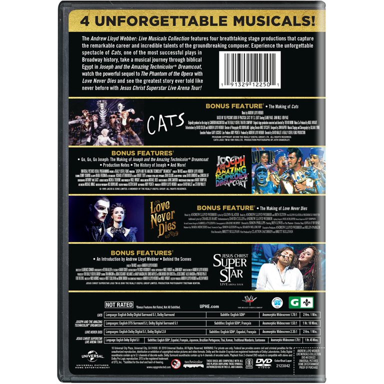 Andrew Lloyd Webber: Live Musicals Collection (DVD), Universal