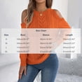 thumbnail image 4 of FAHUOMU Womens Cold Shoulder Crewneck Sweaters Long Sleeve Loose Fit Soft Cable Knit Jumper Tops Sexy Fashion Fall Winter Clothing, 4 of 9