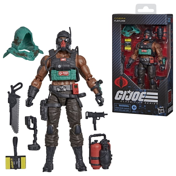 G.I. Joe Classified Series 232, Flatline, 6 inch Dreadnok Action Figure