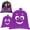 B, variant on Halloween Yard Bags, 2PCS Black Leaf Bags with Funny Expressions, Outdoor Lawn Storage Decor with Ties