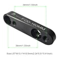 thumbnail image 4 of Sonducket Adaptador de freno de disco de horquilla de montaje plano adaptadores impermeables de freno de disco profesional resistente al desgaste piezas de Ciclismo Adaptador Trasero/Negro Sonducket OD028529-02, 4 of 6