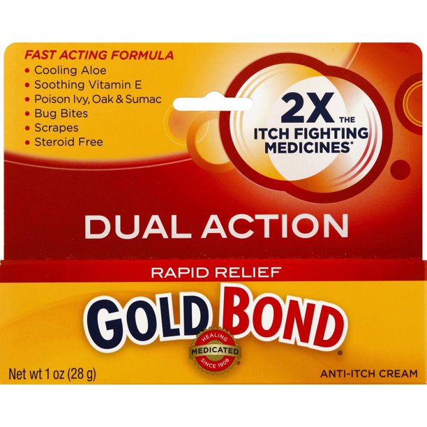 Gold Bond Rapid Relief AntiItch Cream (1 Oz)