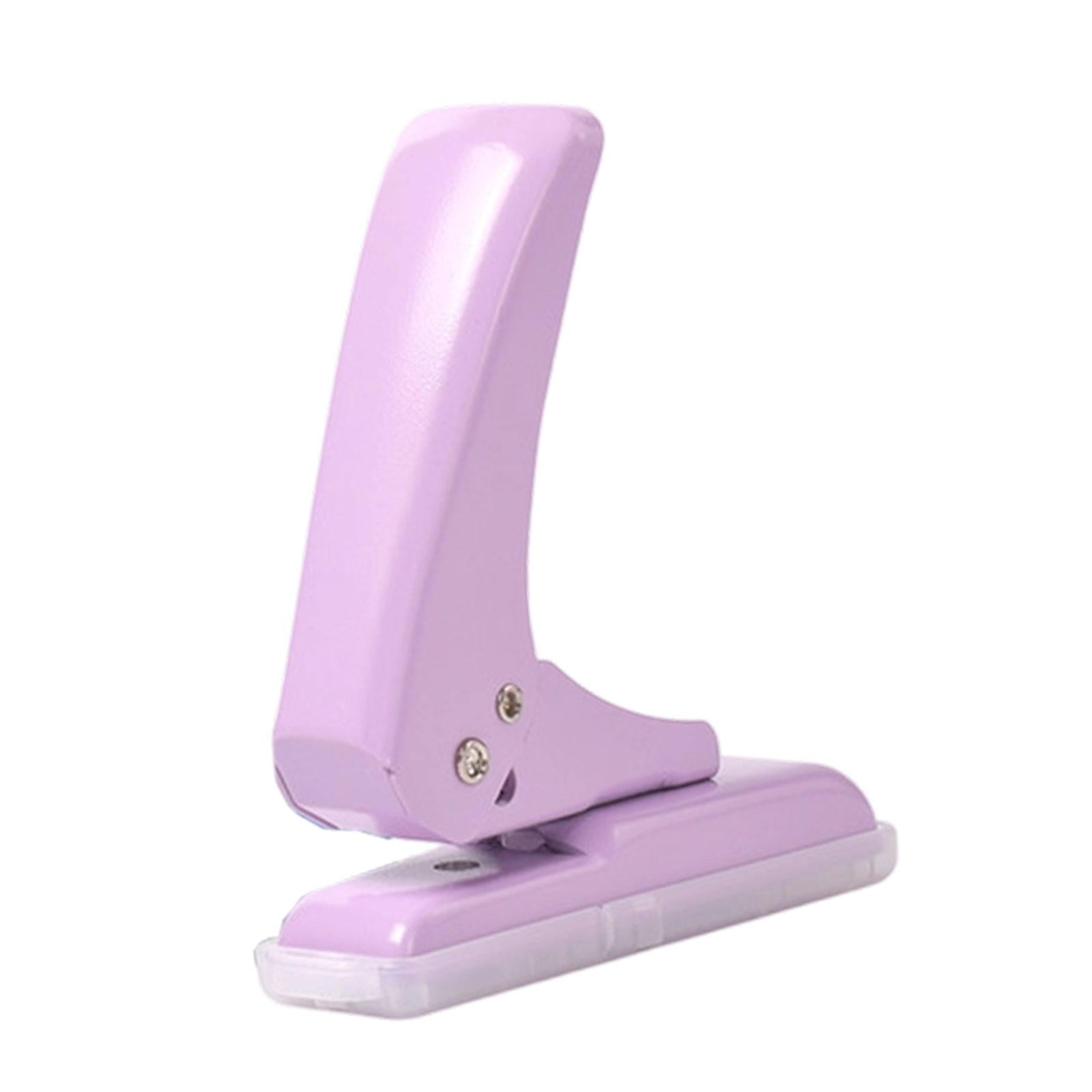 Single Hole Punch Paper Puncher Handheld Lever Design for Cardboard Home Classroom Use