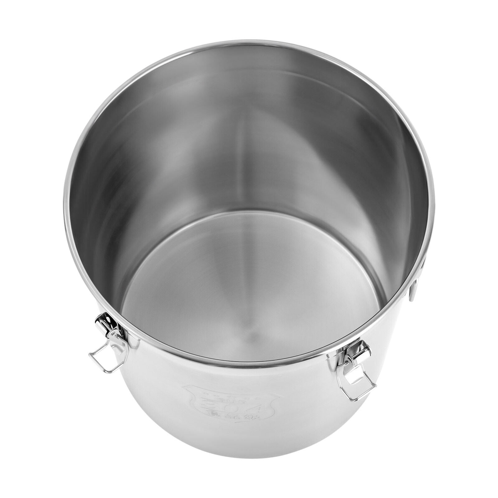FETCOI Stainless Steel Food Storage Container Airtight Canister Storage Bucket 48 Liter