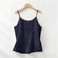 thumbnail image 5 of Endives Womens Tank Top Sleeveless Shirt Thin Strap Crew Neck Camisole Slimming Flared Top Daily Wear Outerwear, 5 of 6
