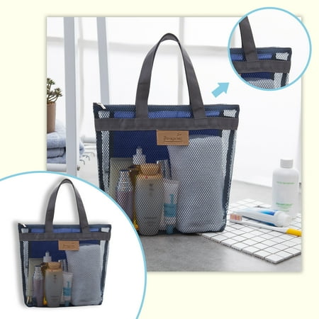 

Hxoliqit Outdoor Mesh Beach Bag Outdoor Wash Swimming Bag Mesh Bag Travel Bag Storage Boxes Storage Bag Organizer Storage Bags