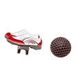 thumbnail image 5 of Marcadores de Pelotas de Golf de Primera con Clip Magnético para Gorra de Golf para Gorra de Golf Diseño de Patrón de Zapatillas Regalos para rojo Macarena Marcador de pelota de golf, 5 of 5