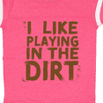 thumbnail image 4 of Inktastic I Like Playing in the Dirt Boys or Girls Baby Bodysuit, 4 of 5