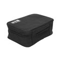 thumbnail image 1 of Large Capacity Portable Electronic Accessory Storage Case for Mobile HDD Laptop Power Cord, Practical and Convenient, Double Layer Design, Durable Zippers, 1 of 7