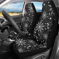 thumbnail image 2 of FOR U DESIGNS Spider Web Moon Star Print Seat Covers for Cars Driver Seat Cover with Backrest Bucket Seat Covers Decoration, Car/Suv/Truck Seat Cover Universal Fit, Pack of 2, 2 of 7