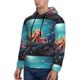 thumbnail image 3 of Daiia Underwater Plant Octopus for Men's Fashion Hoodies & Sweatshirts with Kangaroo Pocket Hooded Sweatshirt Breathable & Moisture Wicking-3X-Large, 3 of 7