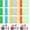 Colorful, variant on Wall Decor Hanging Display Paper Photo Frame Set Compatible with Fujifilm Instax Mini 11 9 8 70 90 26 Camera Films, Mini Link Printer, 30 Piece