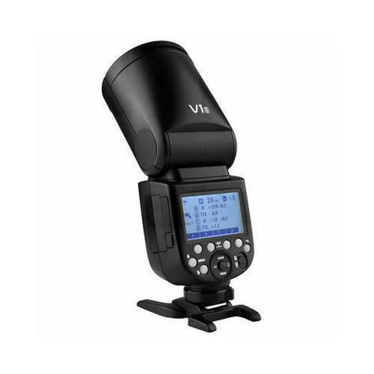 Godox V1-S TTL on-Camera Round Head Camera Flash with 2.4G Wireless System  and Full TTL Function, Compatible with Sony Cameras