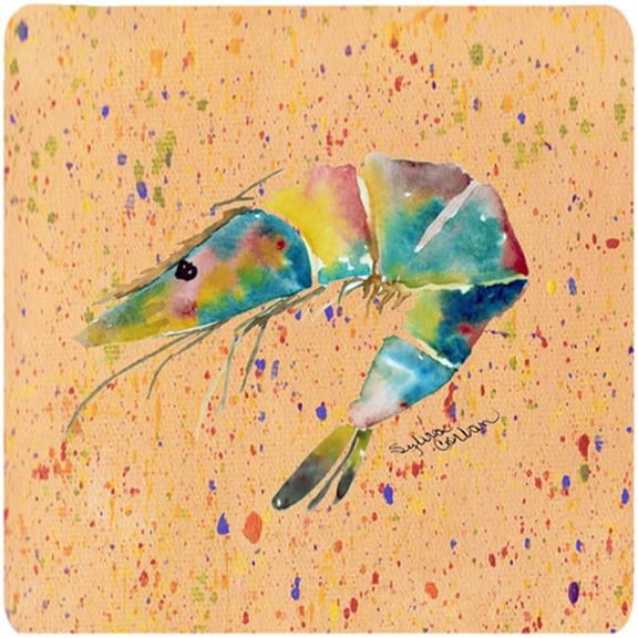 Shrimp Foam Coasters - Set Of 4