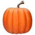 thumbnail image 3 of Tall Foam Pumpkin Tabletop Decoration, Orange, 8", Fall by Way To Celebrate, 3 of 3
