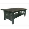 Elite Products Rhodes Coffee Table in Espresso