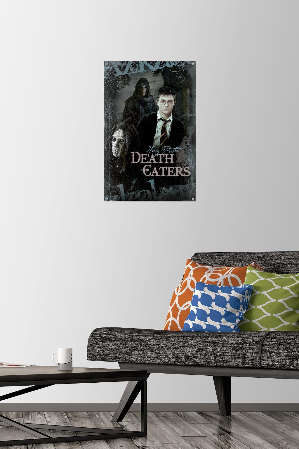 Harry Potter and the Order of the Phoenix - Death Eaters Wall Poster with Push Pins, 14.725" x 22.375"