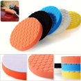 thumbnail image 5 of PrePat 7Pcs Buffing Polishing Pads 6Inch Backing Plate, Car Compound Buffing Sponge Pads and knitted Cutting Polishing Pad Kit for Car Polishing and Waxing, 5 of 7