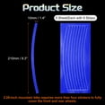 thumbnail image 2 of Uxcell 40pcs Reflective Wheel Strips 0.4"x8.3" Night Reflective Safety Stripe Decals Outdoor Bicycle Adhesive Reflector Stickers for Vehicles Trailers Trucks Bike Cars Signs, Blue, 2 of 6