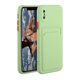 thumbnail image 1 of Funda protectora para iPhone X/Xs, color verde, 1 of 5
