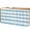 Blue, variant on Blue Striped Cabinet Curtains 32"W x 55"L, Dustproof Sink Skirt Curtain for Kitchen Bathroom, Rustic Farmhouse Stripes Adhesive Desk Skirt Door Cover Curtains for Pantry Classroom Office Closet