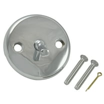 DANCO Tub/Shower Overflow Plate with Trip Lever for Tub Drains, Chrome, 1-Pack (80991)