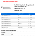 thumbnail image 2 of Fuel Tank Strap Set 2 - Compatible with 2008 - 2010 Saturn Vue - Autopart Premium, 2 of 2