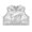 A Silver, variant on Aislor Kids Girls Shiny Metallic Gymnastics Crop Tops Sleeveless Mock Neck Tank Tops Workout Activewear