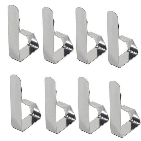 8 Pack Tablecloth Clips Stainless Steel Table Cloth Cover Clamps Picnic Table Clips Heavy Duty Table Cloth Holders Ideal for Camping Restaurant Outdoor Wedding Home