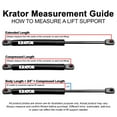 thumbnail image 5 of Krator Liftgate Hatch Lift Supports Compatible with Toyota Celica 2000-2005 - Liftgate (Hatch) Gas Springs Strut Prop Arms, 5 of 5