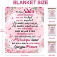 thumbnail image 6 of Sister Birthday Gifts Ideas - Gifts For A Sister From Brother, Sister Blankets From Sister, Big Sister Gift, Big Sister Gifts For Girls, Soul Sister Blanket, Birthday Gifts For Sister, 40" X 50", 6 of 6