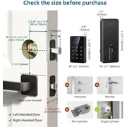 Philips Keyless Entry Door Lock Touchscreen Digital Keypad Smart Electronic Deadbolt,PIN Code,Easy Installation- Matte Black