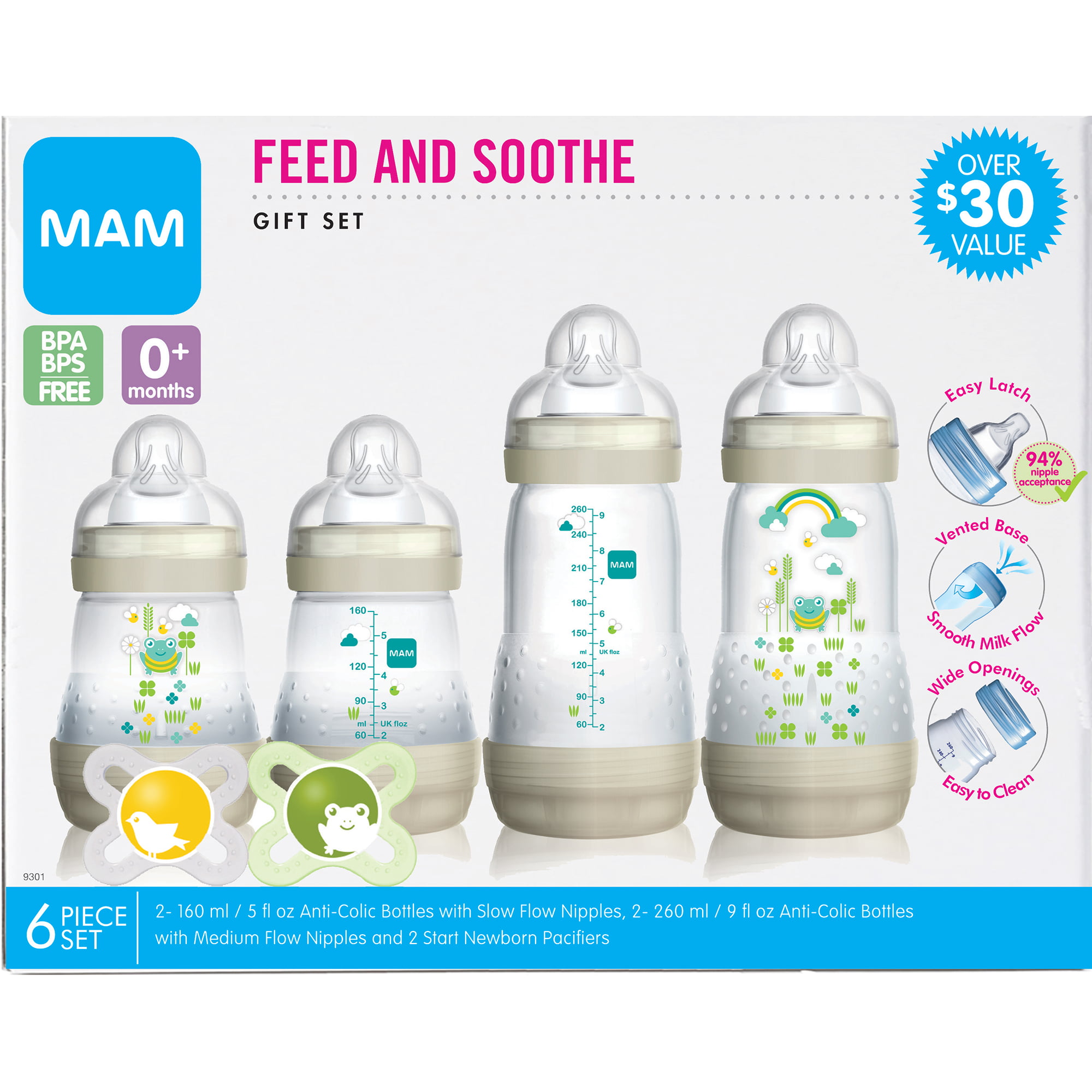 mam feed and soothe set