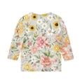 thumbnail image 5 of Cute Shirts for Girls Size 10-12 Summer 3/4 Sleeve Daisy Printed Tee Shirts Casual Loose Comdy Tween Girls Trendy Clothes Crew Neck T-Shirts Pink 5-6 Years, 5 of 5