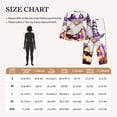 thumbnail image 4 of Balery Halloween Gnome With Pumpkins Conjunto de Pijama con Estampado para Mujer, Conjunto de Dos Piezas con Manga Larga, Ropa de Dormir Suave con Bolsillos, Pijamas Cómodos-X-Large, 4 of 7