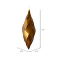 thumbnail image 2 of Vickerman 8" Mocha Shiny Swirl Finial Ornament, Pack of 6, 2 of 3
