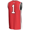 thumbnail image 3 of Unisex GameDay Greats #1 Scarlet UNLV Rebels Lightweight Basketball Jersey, 3 of 4