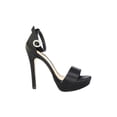 thumbnail image 2 of SANDALIAS TACONES VESTIR DORELI MUJER NEGRO TEXTIL 3905 LEON 3905p, 2 of 3
