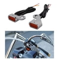 thumbnail image 1 of Luz indicadora de señal de motocicleta Cola LED Naranja plateado 883 1200, 1 of 7
