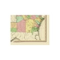 thumbnail image 4 of Historic State Map - Georgia Alabama - Tanner 1825 - 23 x 29.80 - Vintage Wall Art, 4 of 5