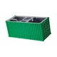 thumbnail image 5 of Organizador de escritorio portátil con múltiples compartimentos para bolígrafos y contenedores de envío Verde, 5 of 8