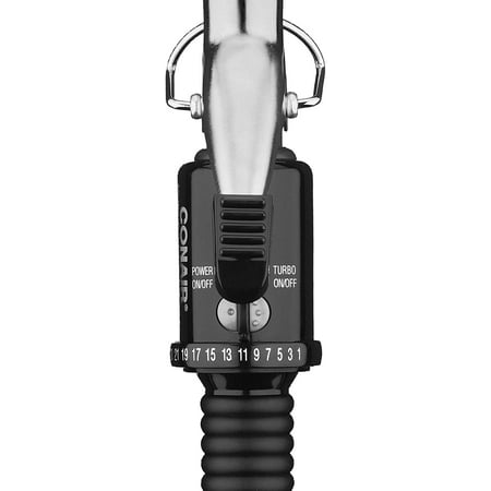 Conair - Instant Heat 3/4" Curling Iron - Silver/Black
