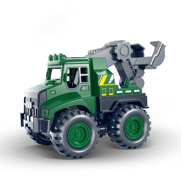 ToyKingdee Garbage Truck Toy - Big Construction Vehicle - Friction Powered - Pretend Toy Gift