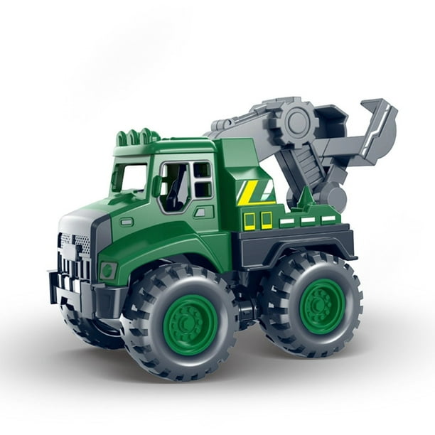 Modelo de simulación de coche de juguete para niño, camión de basura, camión de riego, vehículo de rescate, coches de inercia de plástico