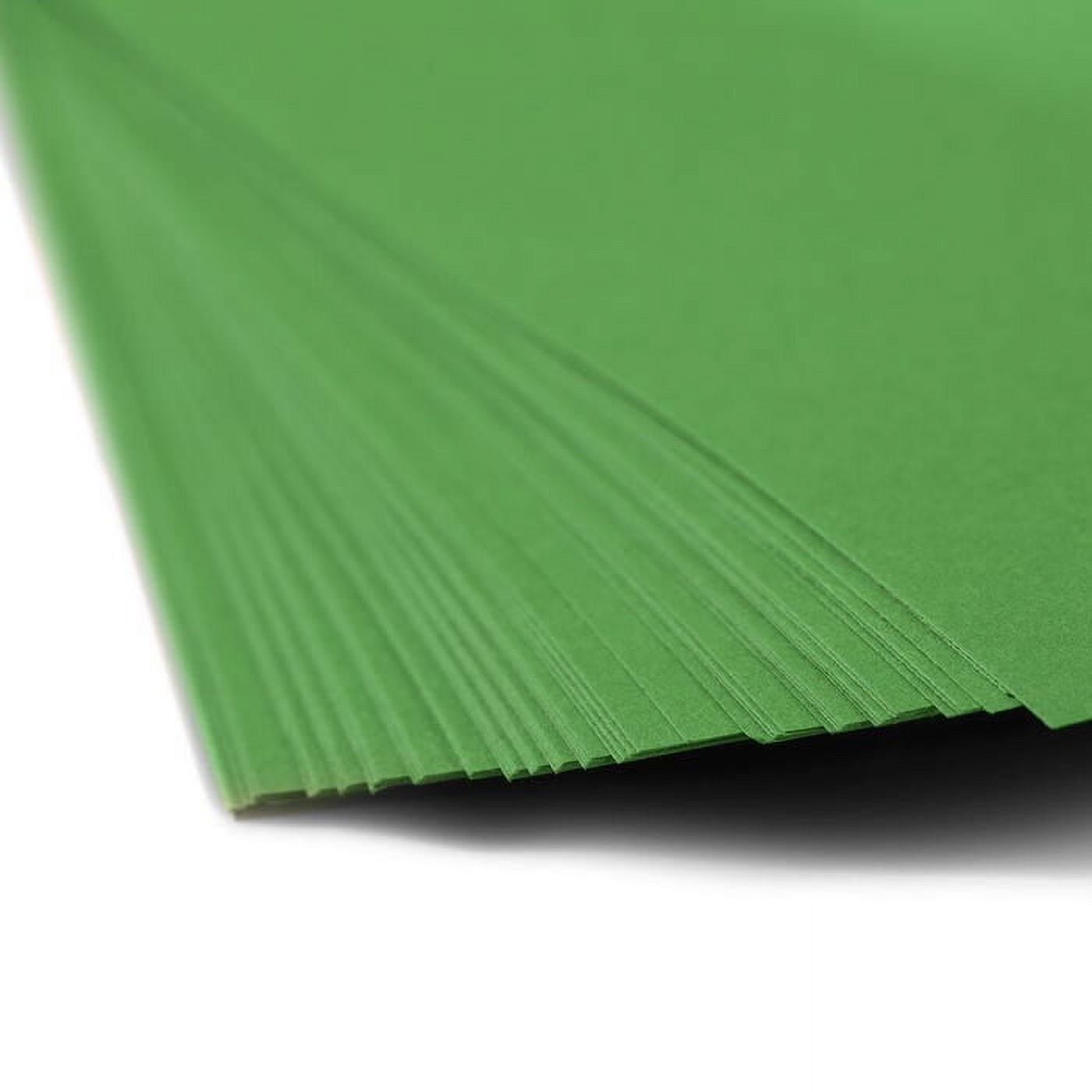 JAM Paper Solid Colors, 8 1/2 x 11, Holiday Green, 32lb, 200 per Pack