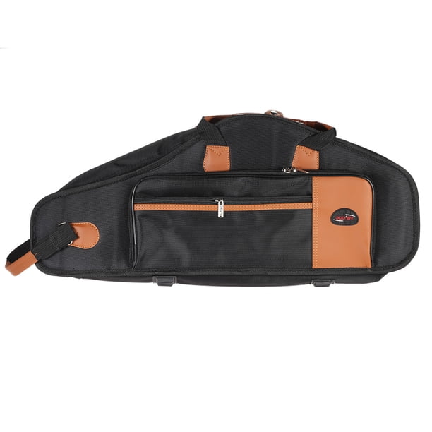 Soporte para exteriores Andoer® 1680D Resistente Al Agua Tela Oxford Bolsa Acolchado De Algodón Avanzada Telas Sax Caso Suave Hombro Ajustable Correas De Bolsillo Para Saxofón Alto Abody Soporte para exteriores